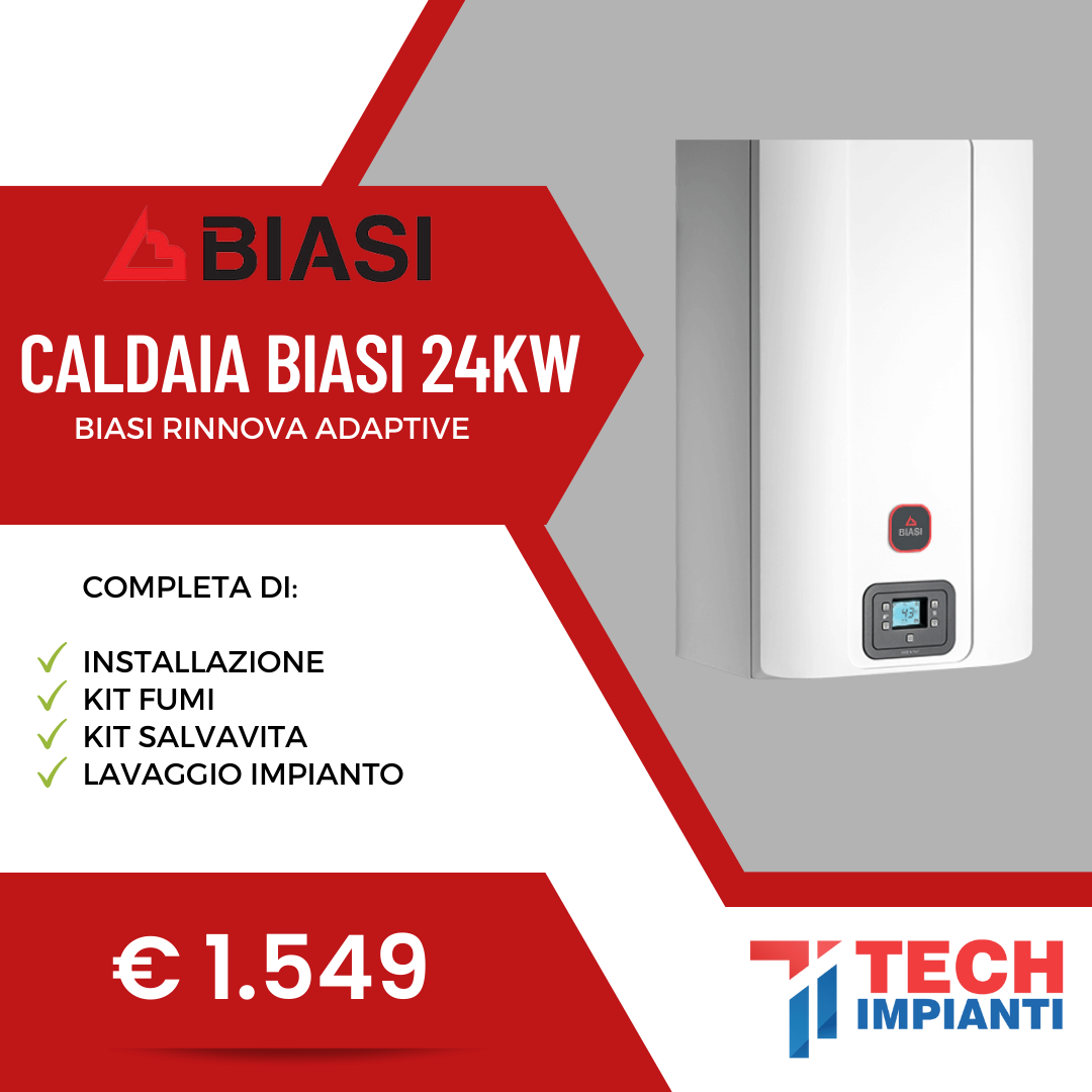 OFFERTA CALDAIA BIASI RINNOVA ADAPTIVE 24KWda € 1549,00 CATANIA