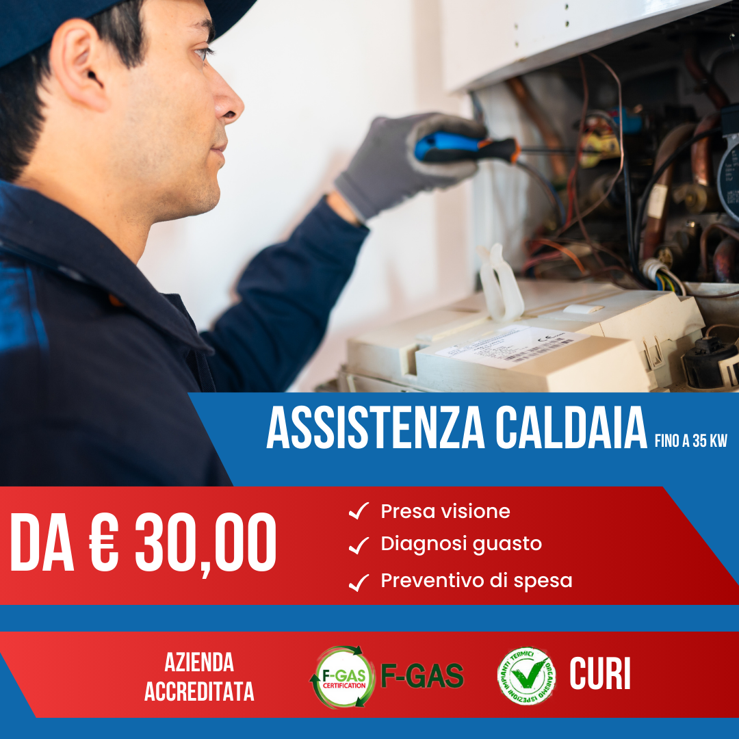 Offerta ASSISTENZA CALDAIA da 30,00 euro